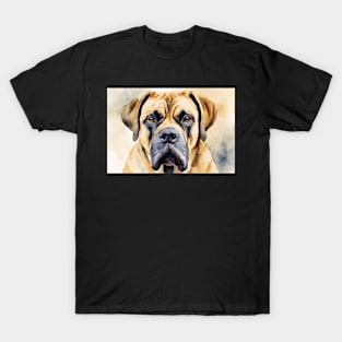 Watercolor Mastiff T-Shirt